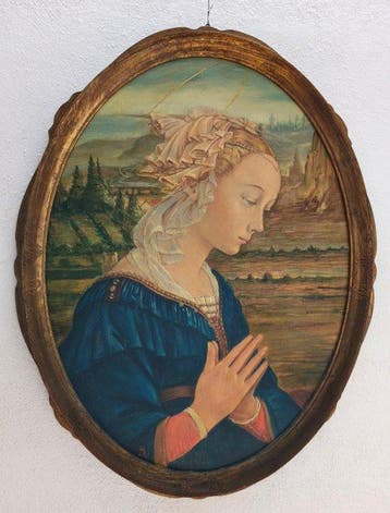 Italian school (XX) - Madonna da Filippo Lippi