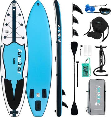FunWater Stand Up Paddle Board Opblaasbaar Surfboard SUP Com, Verzenden, Zo goed als nieuw