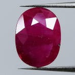 1 pcs Rood Robijn - 1.45 ct - Instituto Gemólogico Español, Sieraden, Tassen en Uiterlijk, Edelstenen, Nieuw