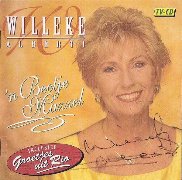 cd - Willeke Alberti - n Beetje Mazzel, Cd's en Dvd's, Cd's | Overige Cd's, Zo goed als nieuw, Verzenden