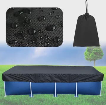 Waterdichte Rechthoekige Zwembadafdekking 210D Oxford met Tr, Tuin en Terras, Verzenden, Nieuw