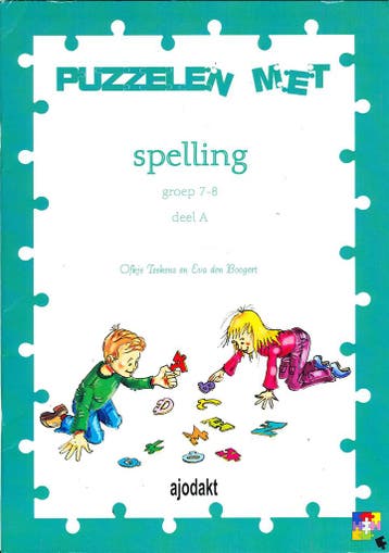 Ajodakt Puzzelen met Spelling deel A groep 7-8 (per stuk), Verzenden, Nieuw