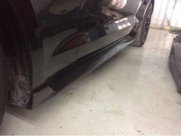 Carbon side skirt extensions Ford Mustang, Verzenden