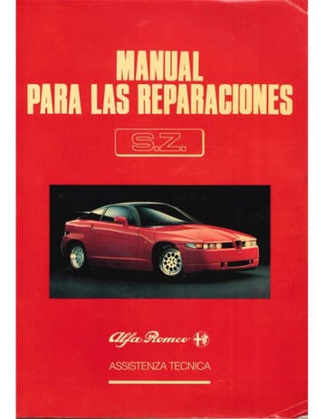 1990 ALFA ROMEO SZ (ES30) WERKPLAATSHANDBOEK SPAANS