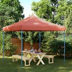 vidaXL Partytent Terracotta 292 x 292 x 315 cm Oxford Stof, Verzenden, Nieuw, Partytent