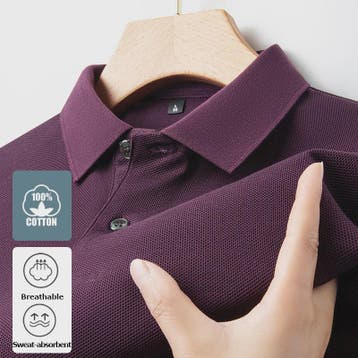 Heren Poloshirt Korte Mouw - 100% Gemerceriseerd Katoen, Ade, Verzenden, Nieuw