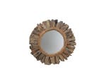 Spiegel Sun | Ø108 cm | Teak Wortelhout, Ophalen of Verzenden, Nieuw