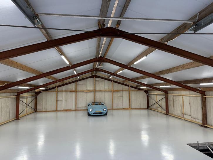 160m2_30kg 2K Epoxy GARAGEVLOER coating TIJDELIJK 25%KORTING, Doe-het-zelf en Verbouw, Verf, Beits en Lak, 20 liter of meer, Grijs