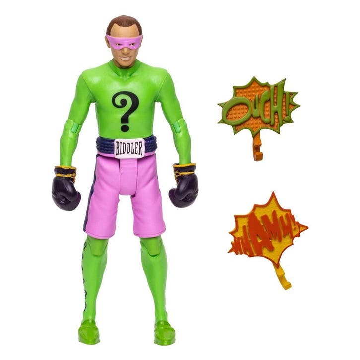 DC Retro Action Figure Batman 66 The Riddler in Boxing Gl..., Verzamelen, Film en Tv, Nieuw, Ophalen of Verzenden