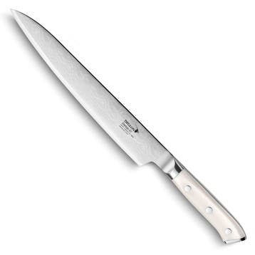 Déglon Vleesmes 23 cm – Damaststaal – Ergonomisch Coria, Ophalen of Verzenden, Nieuw, Rvs of Chroom