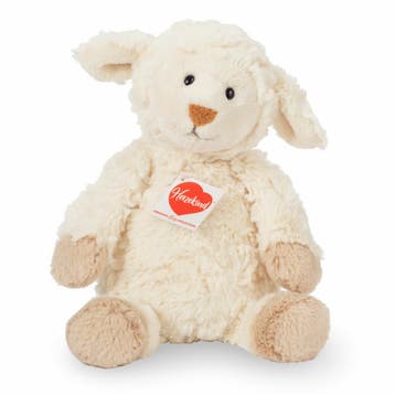 Hermann Teddy schaap/lammetje knuffel - pluche - wit - 27, Verzenden, Nieuw