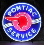 Pontiac Service Neon Verlichting - 65 x 65 cm, Gebruikt