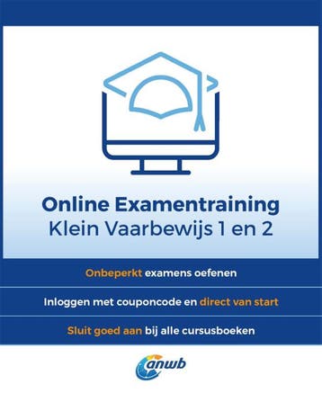 Anwb Online Examentraining Klein Vaarbewijs 1 En 2 |, Ophalen of Verzenden, Nieuw