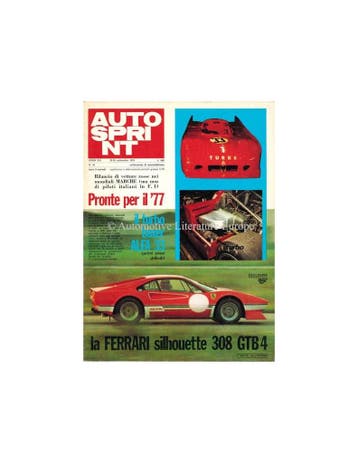 1976 AUTOSPRINT MAGAZINE 38 ITALIAANS, Nieuw, Author