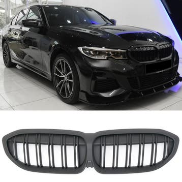 Grille Mat zwart geschikt voor BMW 3 Serie G20 G21 |
