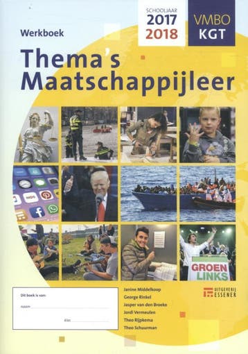 Themas Maatschappijleer voor VMBO kgt niveau 2 9789086742363, Zo goed als nieuw