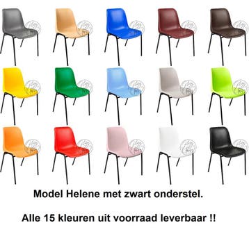 Kantinestoelen Helene stapelstoel Helene kuipstoel kuip, Verzenden, Nieuw in verpakking, Meubilair