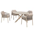 Prado Piacenza dining tuinset 130xH75 cm 5 delig keramiek, Tuin en Terras, Tuinsets en Loungesets, Ophalen of Verzenden, Nieuw