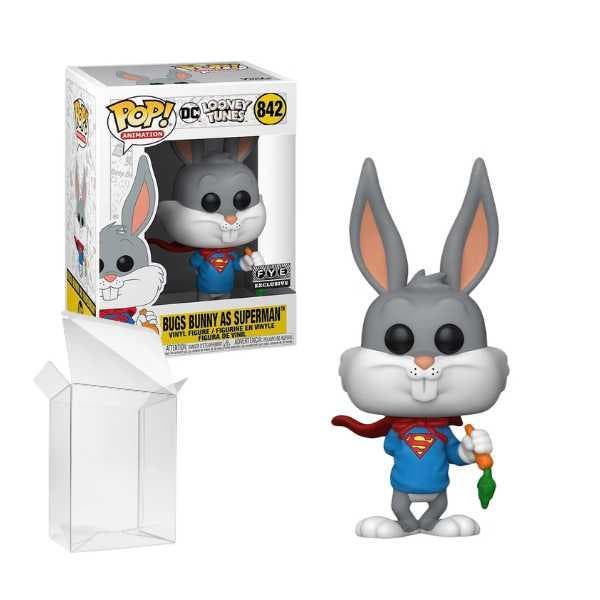 Funko Pop    Looney Tunes  Bugs Bunny as Superman 842 FYE, Verzamelen, Poppetjes en Figuurtjes, Verzenden