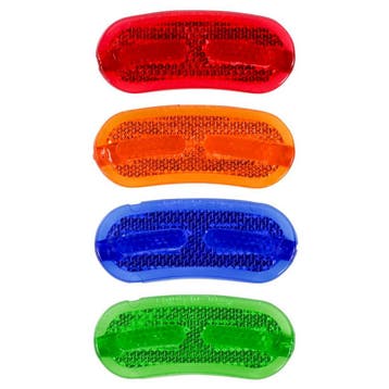 Benson Fietsspaken reflectoren - kleurrijke clips - set v..., Ophalen of Verzenden, Nieuw