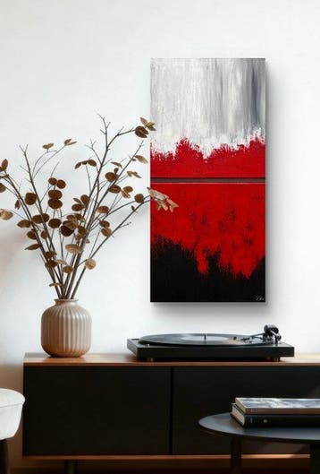 Cristina Talea - RED IMPACT 2 panels