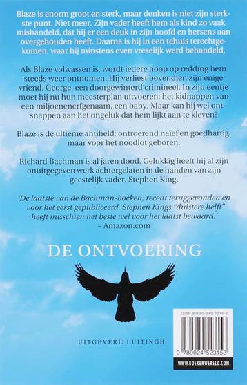 De ontvoering 9789024523153 Richard Bachman, Boeken, Verzenden, Gelezen, Richard Bachman