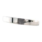 Witgouden vintage bangle met diamant 18 krt, Ophalen of Verzenden, Nieuw