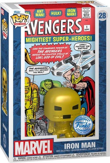 Funko Pop #28 Marvel The Avengers - Iron Man Exclusive, Verzenden, Nieuw