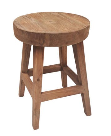 TEAK Houten Krukken massief | 50 hoog | 79,= incl bezorging, Ophalen of Verzenden, Nieuw, Hout