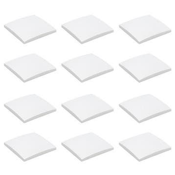 Afdekplaat plafond | Q-link | 12 stuks (Vierkant, Wit), Verzenden, Nieuw