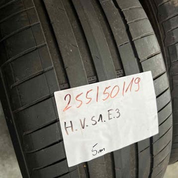 2 x Hankook Ventus S1 Evo3 255-50-19 Zomerbanden 5mm, 19 inch, Gebruikt, 255 mm, Ophalen of Verzenden