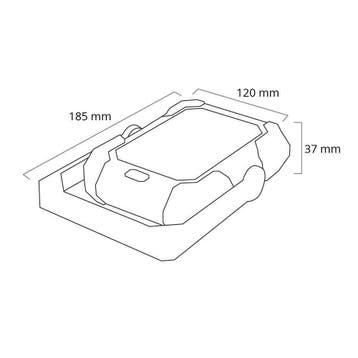 Solar werklamp 'Handy' - Powerbankfunctie - Zonne-energie, Tuin en Terras, Buitenverlichting, Zonne-energie, Kunststof, Verzenden