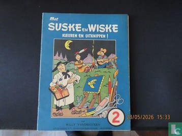 Vandersteen, Willy - Met Suske en Wiske kleuren en uitkni..., Boeken, Verzenden, Zo goed als nieuw, Overige onderwerpen