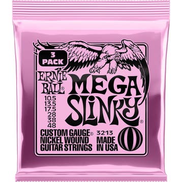 Ernie Ball 3213 Mega Slinky elektrische gitaarsnaren 3-pack, Ophalen of Verzenden, Nieuw
