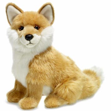 WNF pluche vos knuffel zittend 25 cm - Knuffel vossen, Verzenden, Nieuw