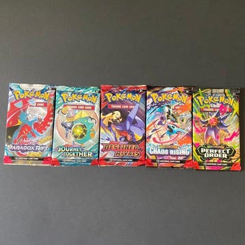 Pokémon - 5 Booster pack - Destined Rivals - Chaos Rising -, Nieuw