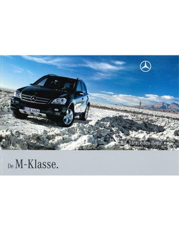 2007 MERCEDES BENZ M KLASSE BROCHURE NEDERLANDS, Nieuw, Author
