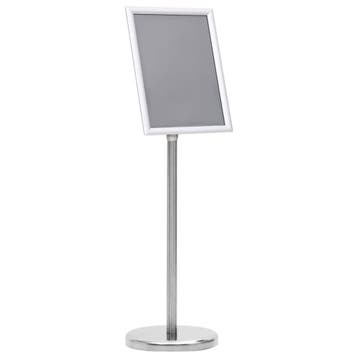 vidaXL Posterstandaard A4 aluminiumlegering zilverkleurig, Verzenden, Nieuw