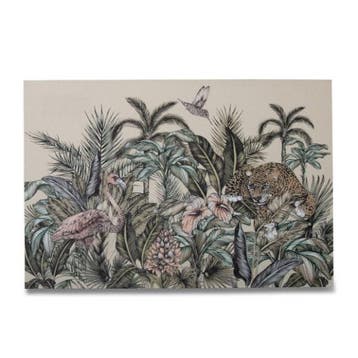 Blokker placemat Vintage Tropical 45x30cm, Verzenden, Nieuw