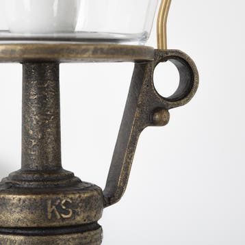 Buitenlamp Scheveningen L Brons Buitenverlichting, Overige materialen, Verzenden, Minder dan 50 watt, Wandlamp