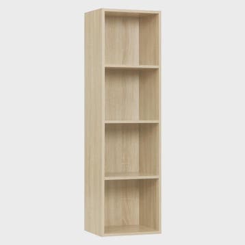 WOLTU Staande Boekenkast Hoekrek met 4 Compartimenten - Comp, Verzenden, Nieuw