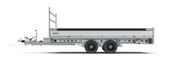 Henra Plateauwagen 351x185 3500kg Plateauwagen, Ophalen of Verzenden, Nieuw