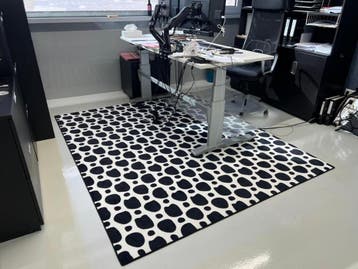Online veiling: Vloerkleden met koeienmotief (5 stuks), Nieuw