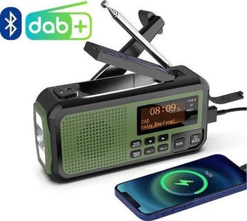 NovaWare Noodradio - DAB+/FM - 5000mAh - NU 10% KORTING, Verzenden, Nieuw, Radio