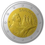 San Marino 2 Euro 2024 UNC, Postzegels en Munten, Munten | Europa | Euromunten, Verzenden