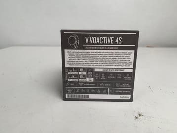Garmin Vivoactive 4s 40 mm zwart met een zwarte siliconen, Verzenden, Nieuw, Garmin