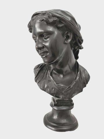 Vincenzo Gemito (1852-1929) - sculptuur, Rosina, the Capri