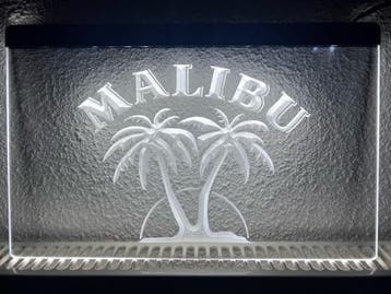 Malibu neon bord lamp LED verlichting reclame lichtbak, Verzamelen, Merken en Reclamevoorwerpen, Verzenden, Nieuw