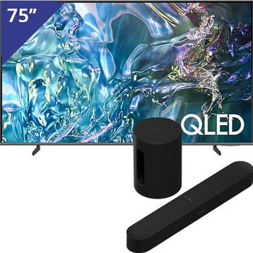 Samsung 75 inch TV + Sonos Beam + Sub mini, Nieuw