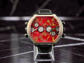 DeLaCour - Geneve - Bichrono Hommage Dual Time Chronograph, Nieuw